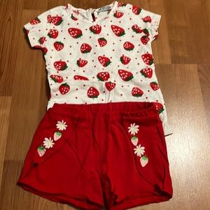 Strawberry short set